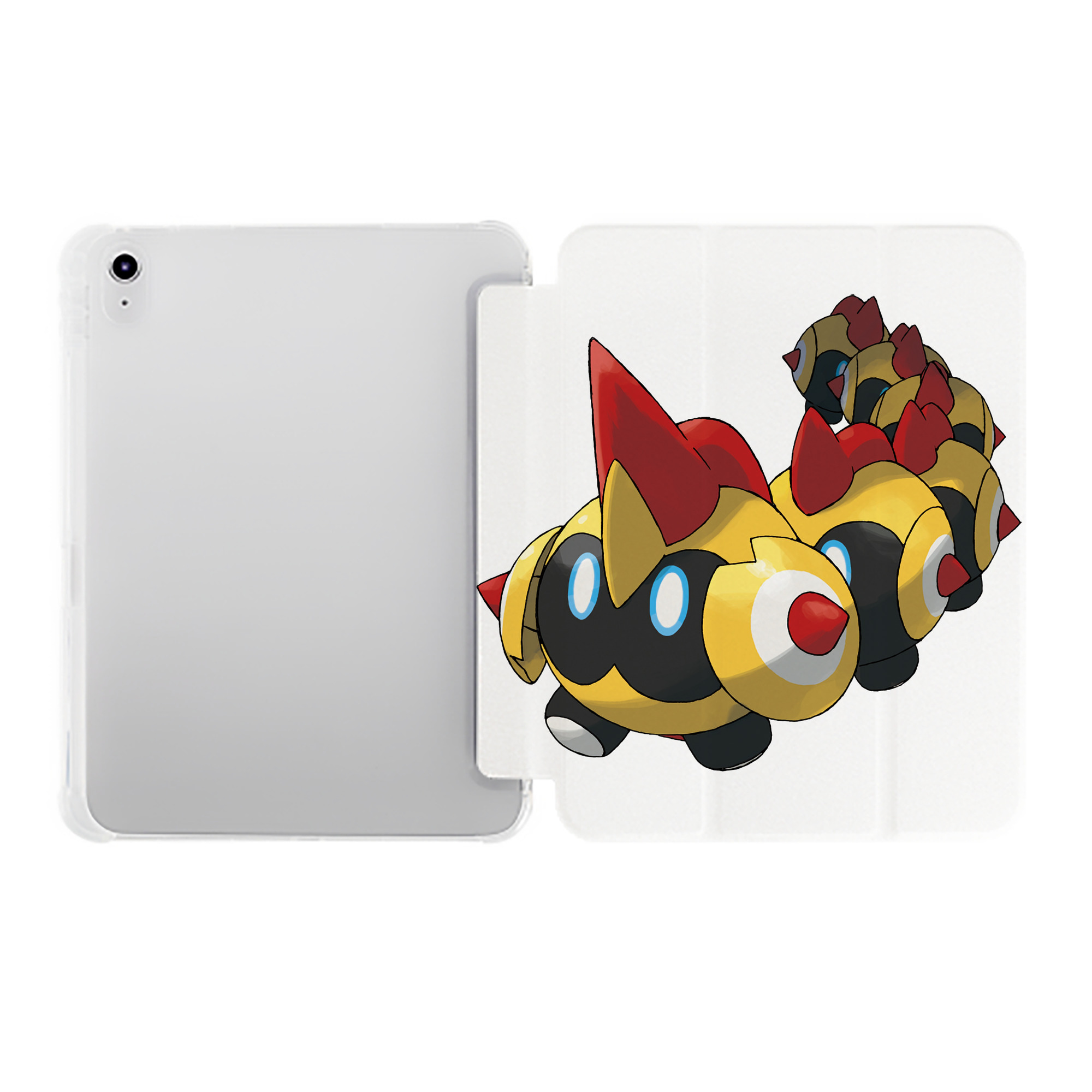 （画像用） ポケットモンスター Pokémon IPad ケース ペン収納付き 三つ折りスタンド PUレザー×シリコン 対応機種9.5/10.5/10.9インチ